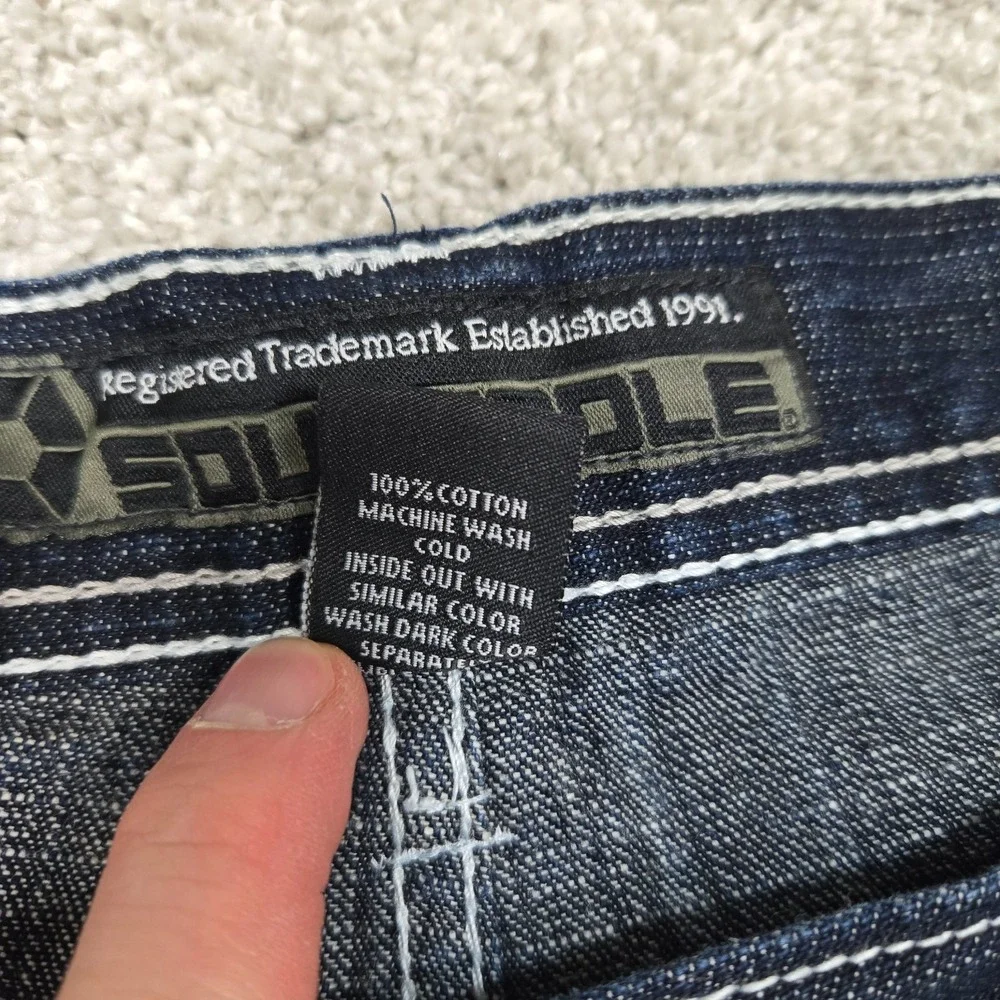 Southpole Jeans mens 36x31 brown tab loose baggy relaxed Y2K hip hop‎ streetwear
